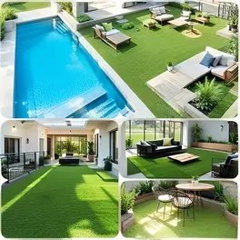 Artificial grass installation project