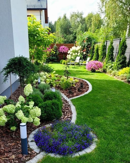 Villa garden design
